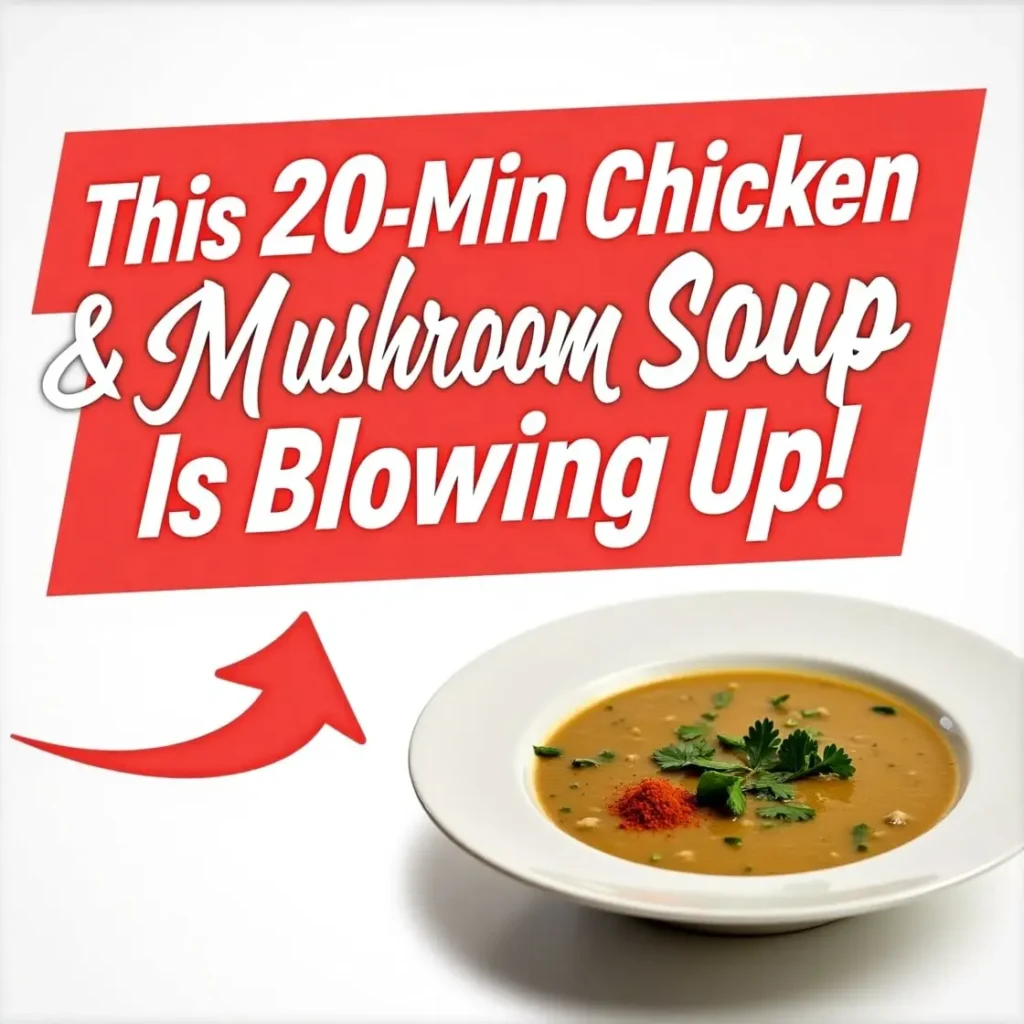 The Best 20-Minute Chicken and Mushroom Soup TikTok Can’t Stop Talking About 2 chicken and mushroom soup recipes