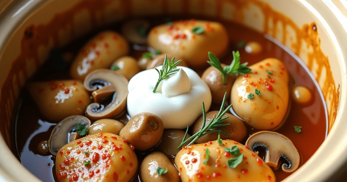 chicken and gravy crock pot